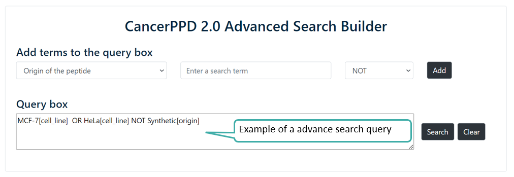 Advance Search 1