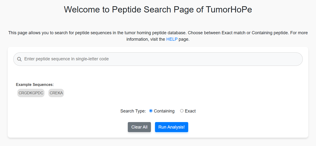 Peptide Search 1
